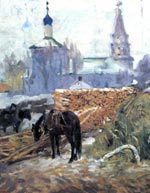 И. Куликов. Улица старого Мурома. 1914