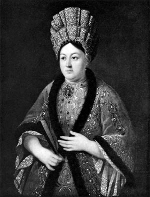 Портрет Марии Яковлевны Строгановой. Между 1721 и 1724 гг.