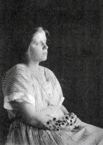 Мария Александровна Шершнёва Большом Богородском. 1920-е годы.
