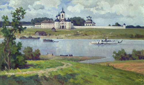 Геннадий СОТСКОВ (род. 1925). Покровский монастырь в Угличе. 